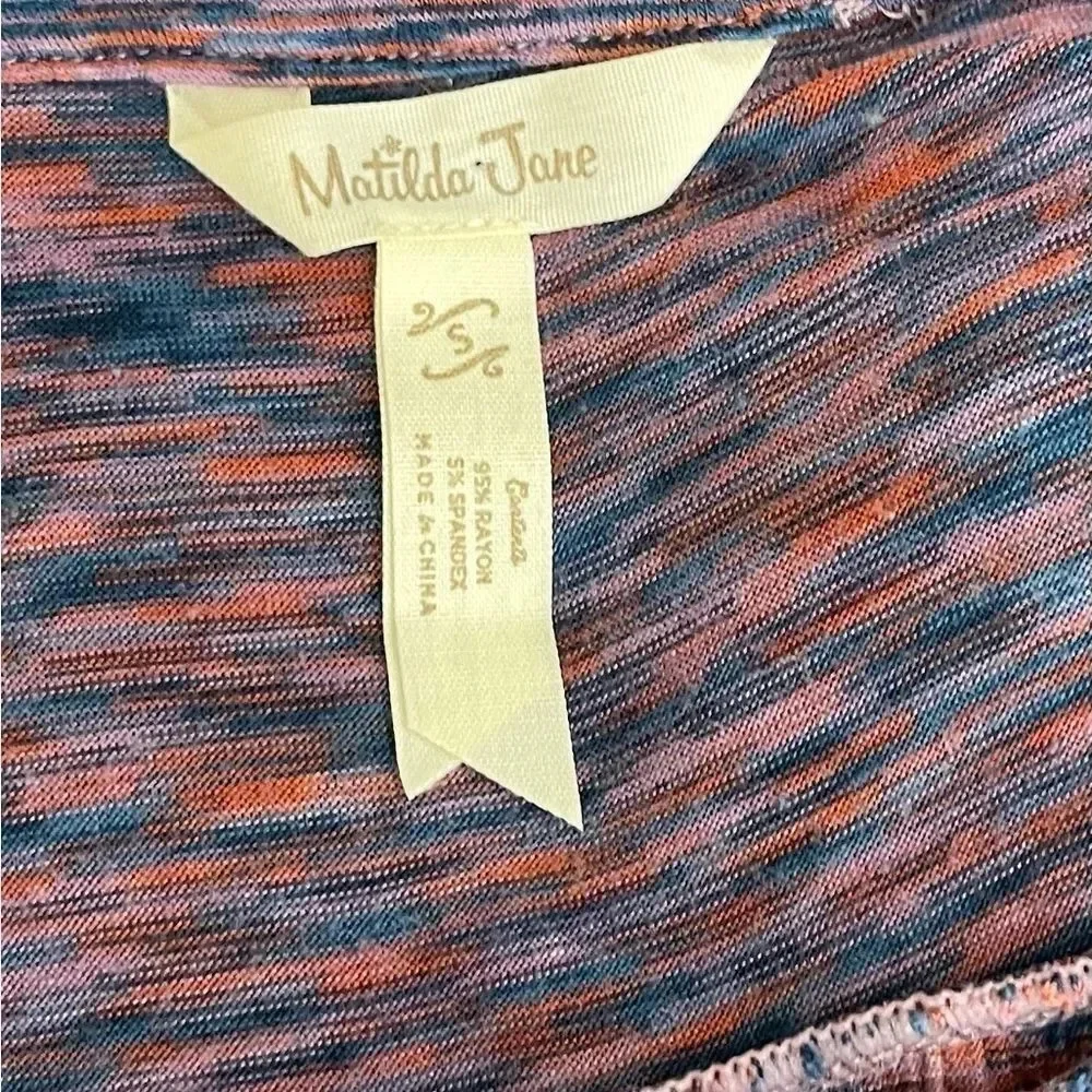 Matilda Jane | Planetarium Top Moments With You Spacedye V Neck - Picture 7 of 8